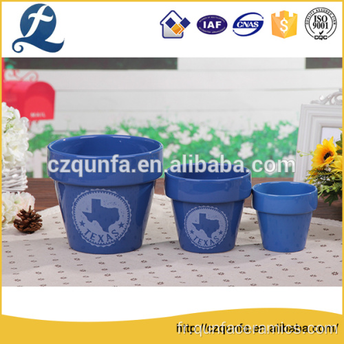 Vase à fleurs d&#39;intérieur pot de sol décoratif en grès